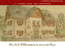 Tablet Screenshot of gasthof-doehlerwald.de